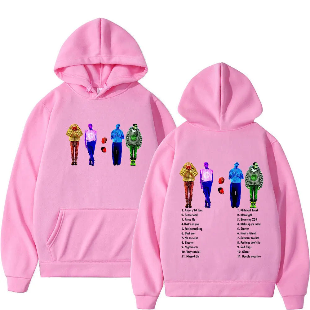 Rapper Chris Brown 11:11 Album Hoodies Men Women Fashion Hip Hop Hooded Sweatshirts Fans Gift Casual Comfort Oversized Pullovers