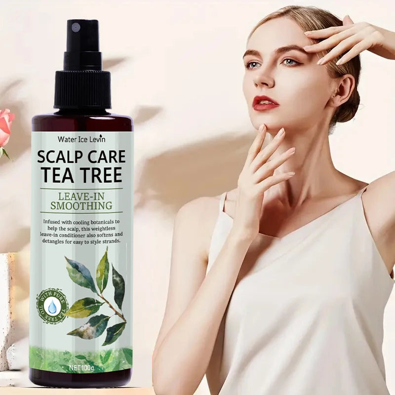 Tea Tree Essential Oil, Deeply Moisturizes Dry and Frizzy Hair, Suitable for Facial, Body, Light Beige Care and Nails, Ideal Choice for All Seasons Halalzen