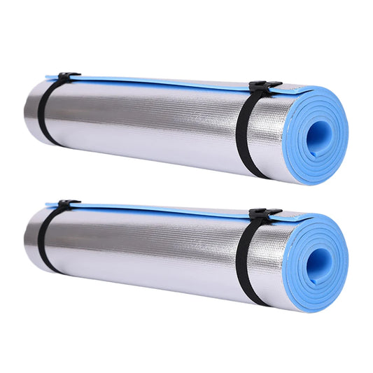 Waterproof Yoga Mat Moisture-proof Yoga Mat Thickened Aluminum Membrane Exercise Mat Multifunction for Camping Picnic