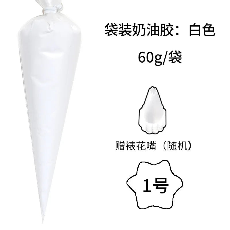 60g Imitation Cream Glue Charms Handmade Whipped Phone Case Decoden Shaker Jewelry Tools Tools Professional
