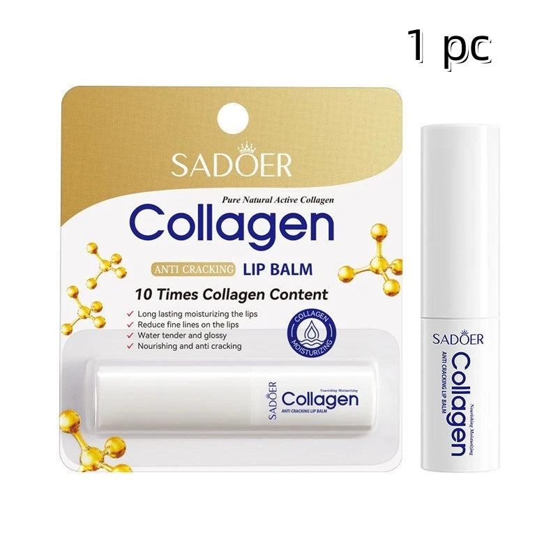 1/5/10 Pieces of Lip Balm for Long-Lasting Moisturizing, Deeply Nourishes the Lips, Makes Them Hydrated and Translucent, Improves Roughness and Peeling, and Cares for the Skin