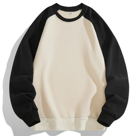 Autumn Spring 2025 Patchwork Hoodies Sweatshirt For Men's  Hip Hop Punk Pullover Streetwear Casual Fashion Clothes OverSize 4XL