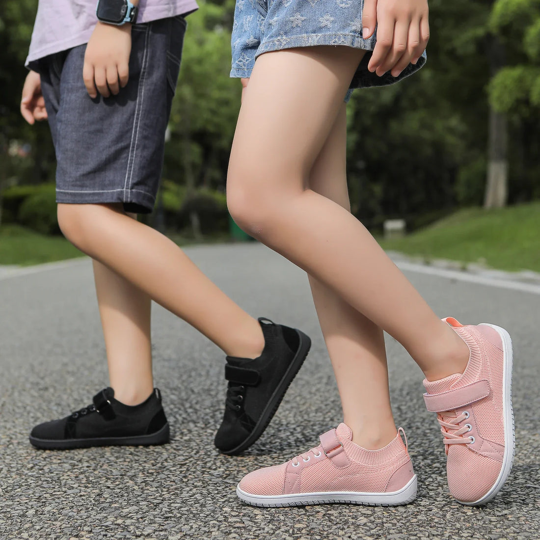 Little Kid Wide Toe Barefoot Shoes Boys Girls Minimalist Sneakers Non Slip Narutally Children Walking Flats for School Zero Drop