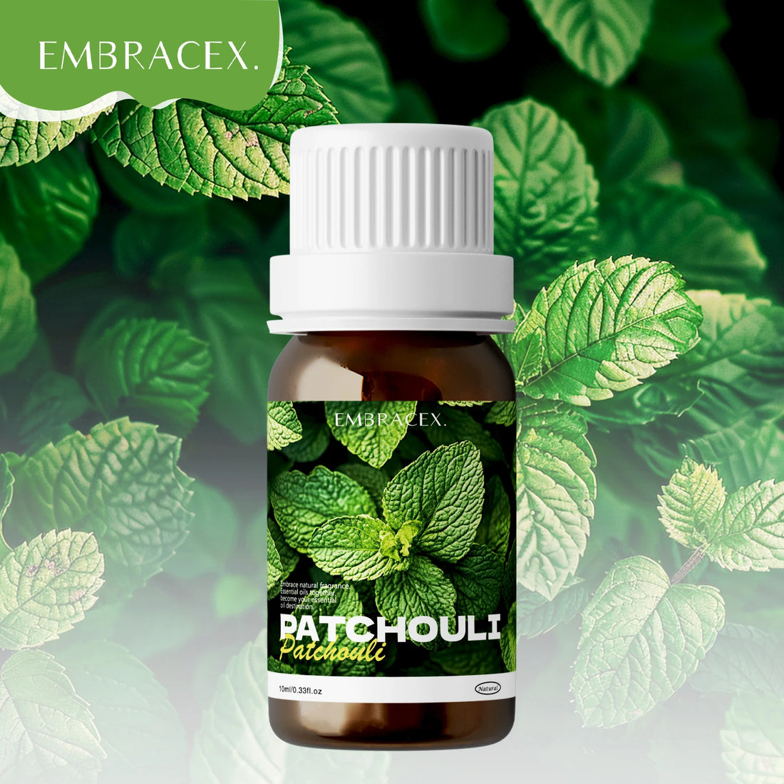 Patchouli Oil 10ml Skincare Natural Aromatherapy Essential Oil for Massage Bath Soap Bath Makers Making Gifts
