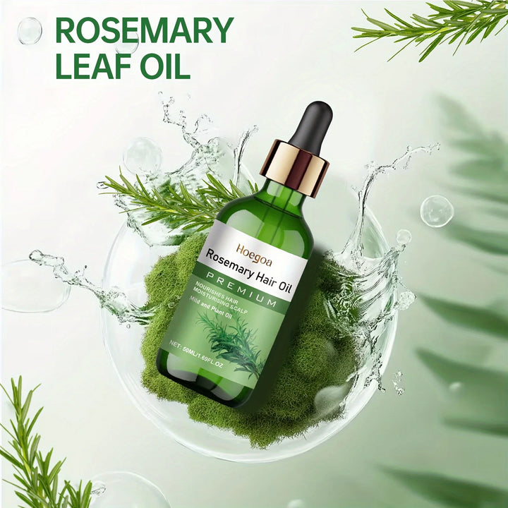 50ml Rosemary Hair Oil Contains Batana Castor Seed Nourishing Moisturizing Smoothing  Anti Hair Loss Fast Regrowth Thick Hair