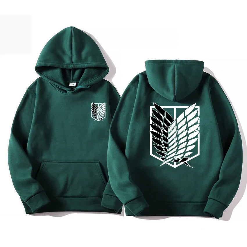 New Attack on Titan Men's Hoodie Anime Hoodies Men Women Streetwear Pullover Harajuku Hoodies Sweatshirt Clothes Male Sportswear