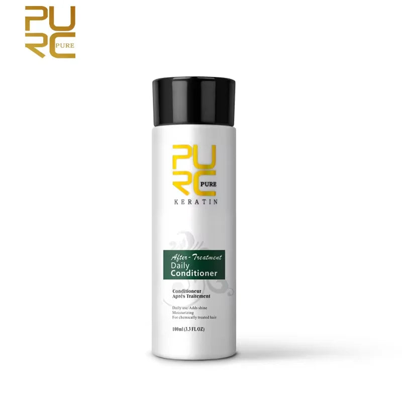 PURC Hair Purifying Shampoo Conditioner Keratin Hair Treatment Straightening Smoothing Professional Hair Care Salon Products Halalzen