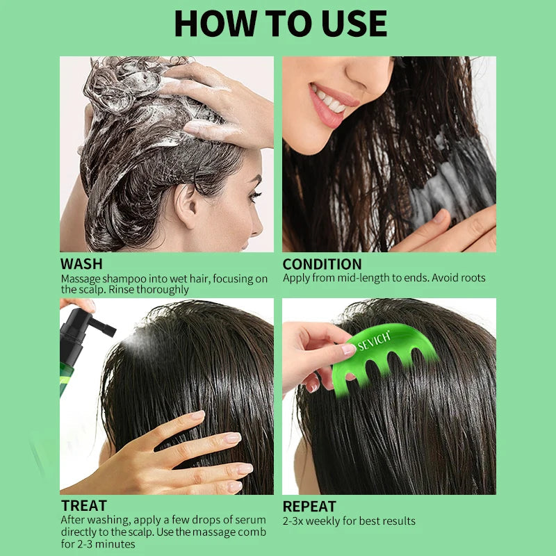 Tea Tree Essence Shampoo Hair Conditioner Set Deep Cleaning Moisturizing Scalp Strengthening Nourish Shiny Anti Hair Loss Care Halalzen