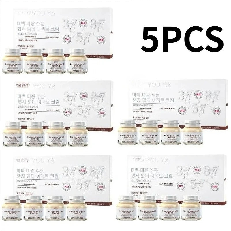 Brightening Multi-Effect Face Cream with Niacinamide & Ginseng Extract, Fade Dark Spots, Anti-Wrinkle & Hydrating 4pcs Set