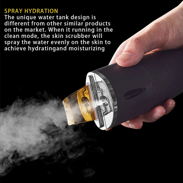 New Ultrasonic Skin Scrubber Vibration Face Spatula Blackhead Remover Shovel Clean Cavitation Peeling Facial Lifting EMS Machine Halalzen