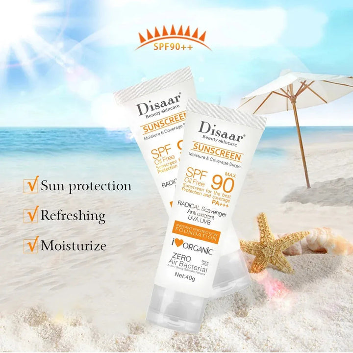 High SPF Facial Body Sunscreen Sun Cream Sunblock Skin Moisturizer Nourishing UV Protective Cream Anti Sun Face Protection Cream Halalzen