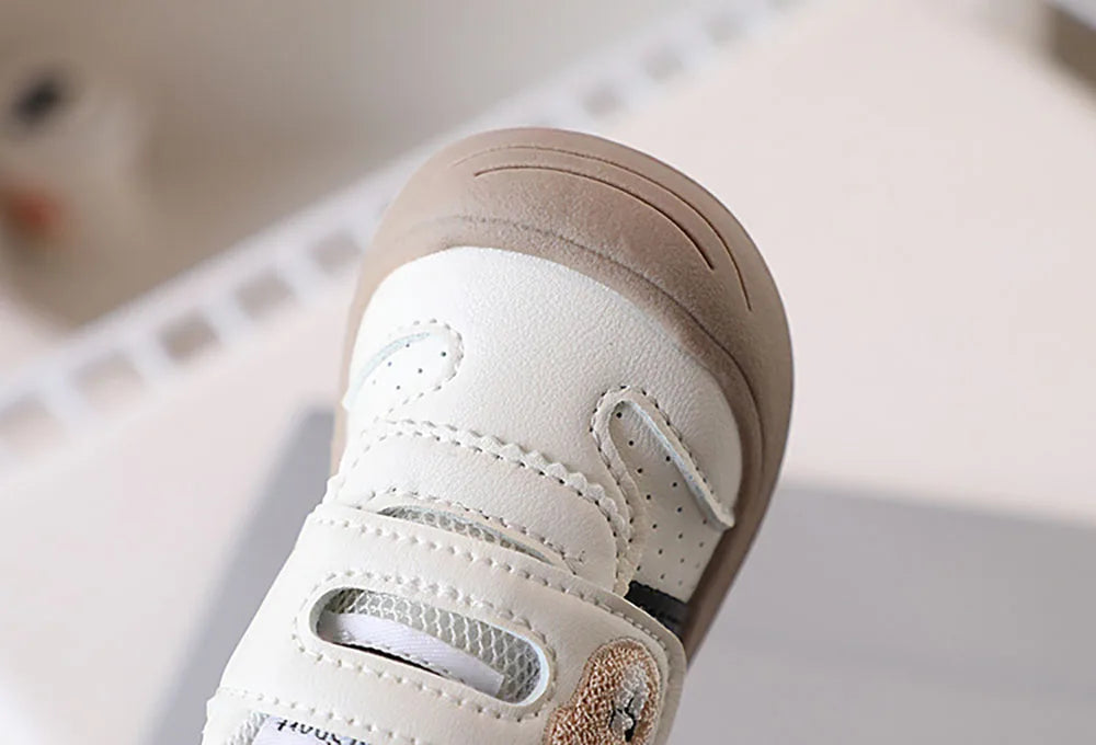 2025 Fashion Toddler Shoes For Baby PU Leather Infant Girl's Sneakers Soft-soled Ergonomics Newborn Boy's Sport Shoes First Step