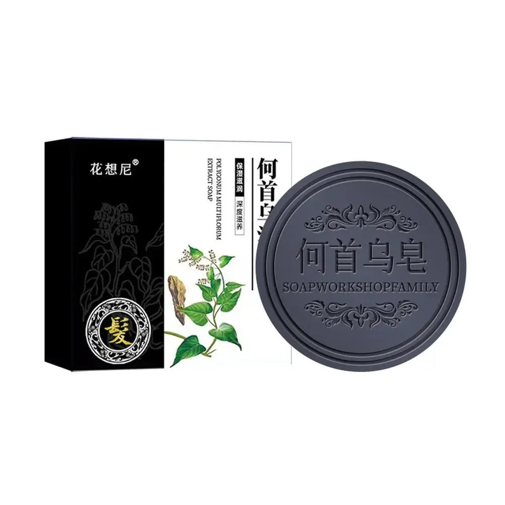 Hair Darkening Shampoo Soap Bar Repair Gray White Hair Color To Black Shampoo Soap Hair Nourishing Shampoo Soap Bar Halalzen