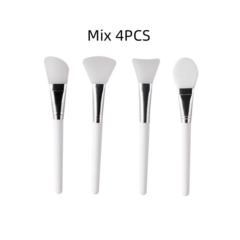 Silicone Diy Mask Brush Beauty Salon Silicone Mold Refresh Mask Brush Makeup Brush Soft Head Brush Beauty Makeup