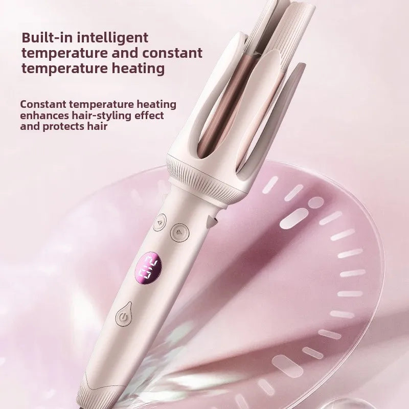 Advanced Hair Curling Iron New Hair Curler with LED Display Anti-Tangle & Auto-Off Protable Curling Wand for Home and Travel Use Halalzen