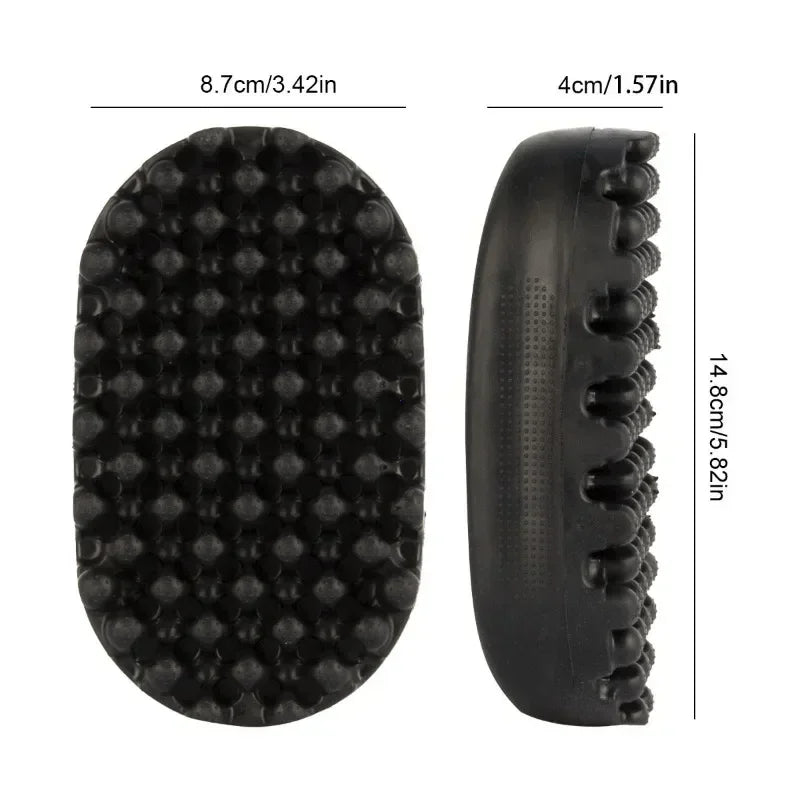 Curling Hair Sponge Barbers Styling Dreadlock for Black Curls Hairdressing Massage Cleaning Tools for Men Afro Curl Brush Halalzen