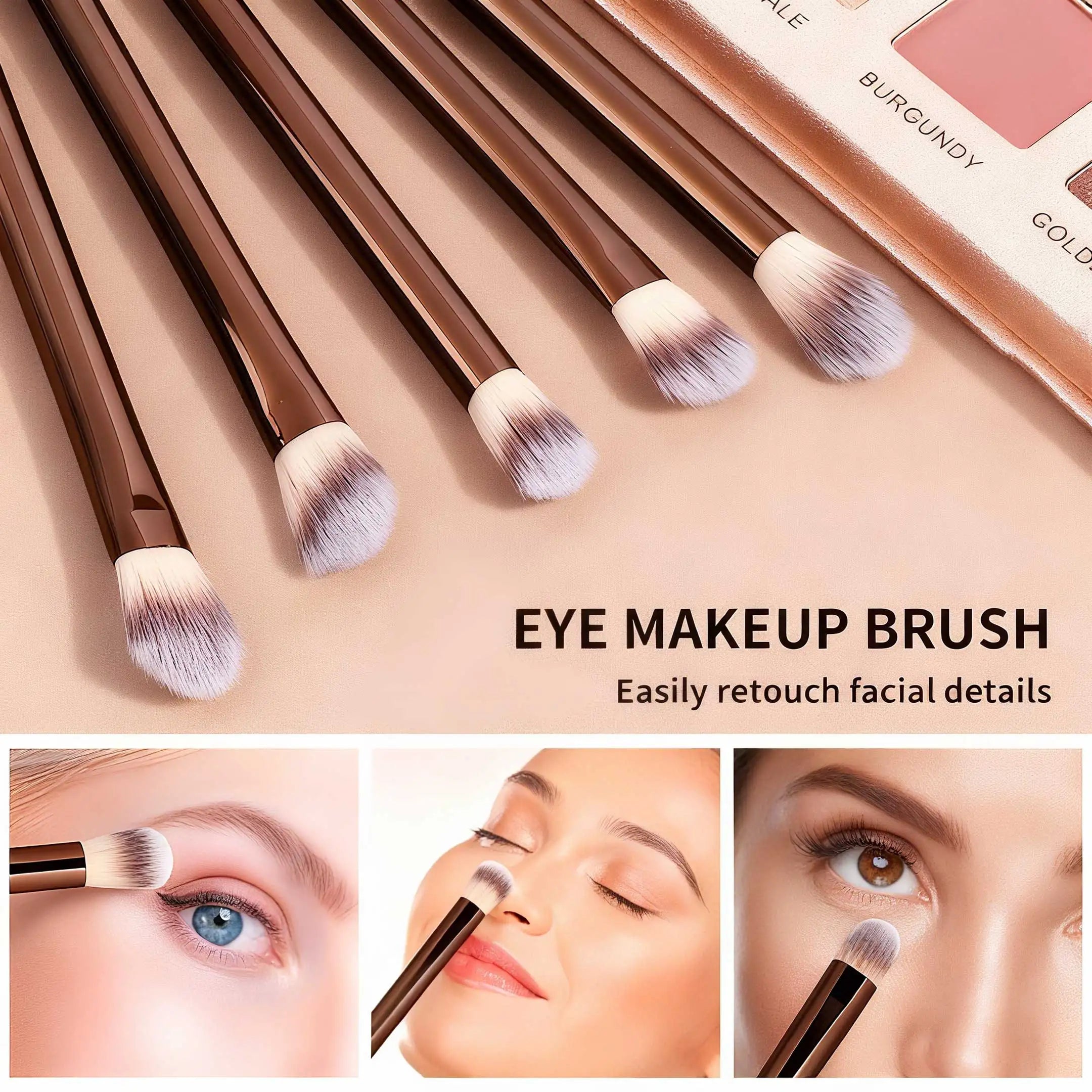 13pcs Makeup Brushes with Storage Bag Soft Fluffy Cosmetic Foundation Powder Eyeshadow Kabuki Blending Beauty Tool Makeup