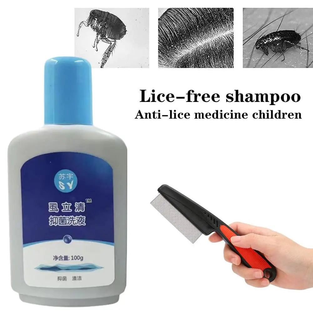 100ML Anti lice shampoo set Nourishing Soft Fluffy Repair Roots kids Promotes Dense Growth Strengthens Hair Care 1set 2026