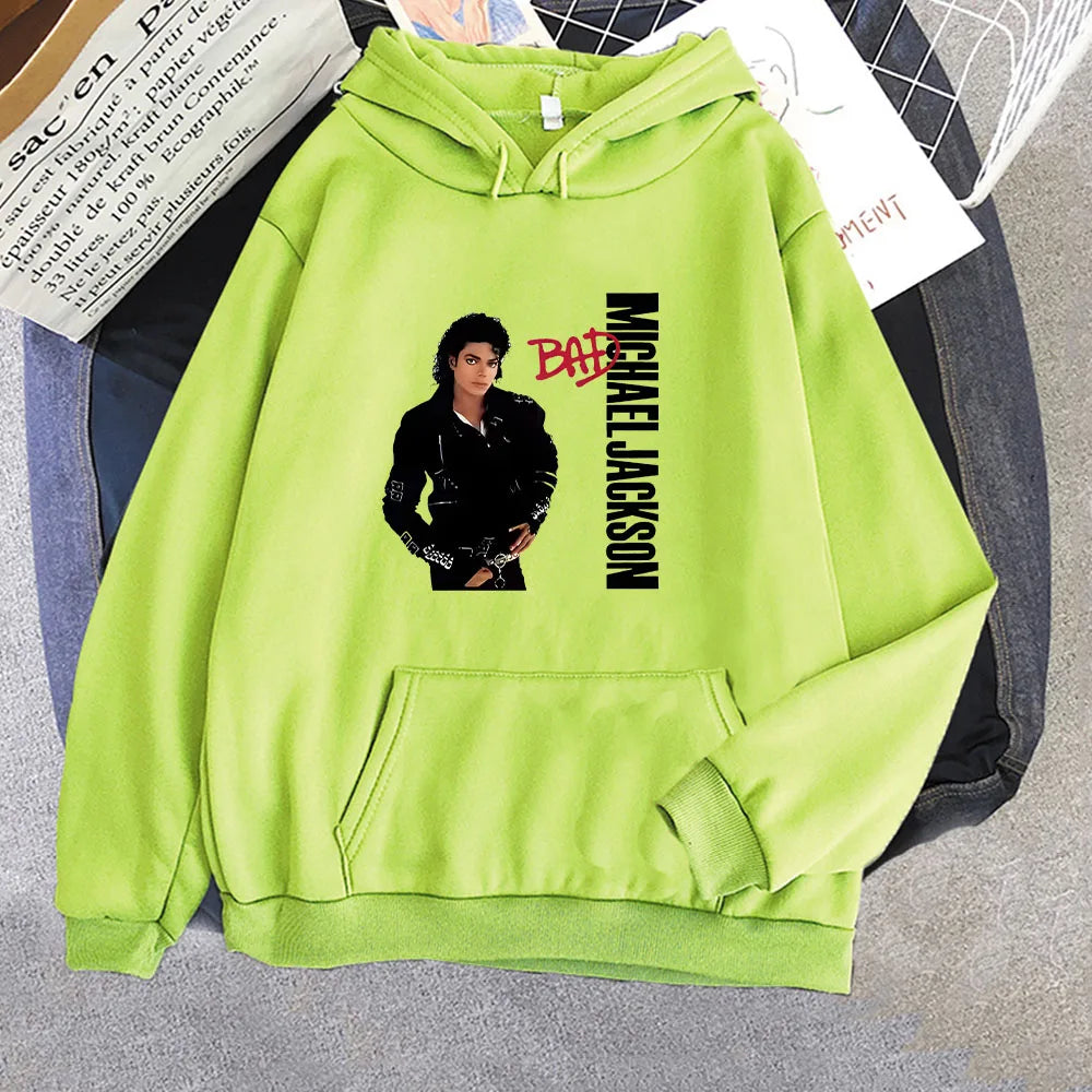 Michael Jackson Graphic Hoodies Long-sleeved Fashion Sweatshirts for Boys/girls Unisex Graphic Printing Moletom New Pullovers
