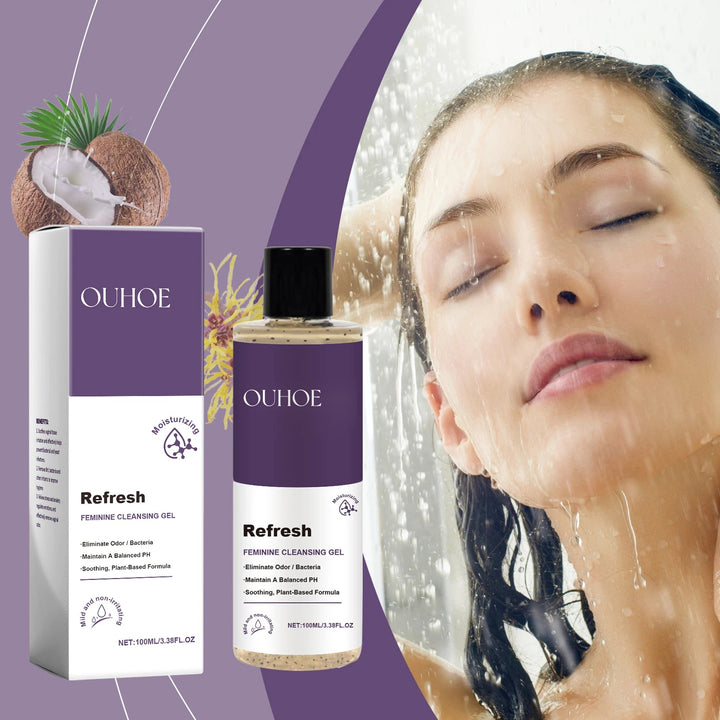 Feminine Wash Gel PH Balanced Long Lasting Moisturizing for Private Part Refreshing Cleansing Prevent Dryness Woman Healthy Care Halalzen