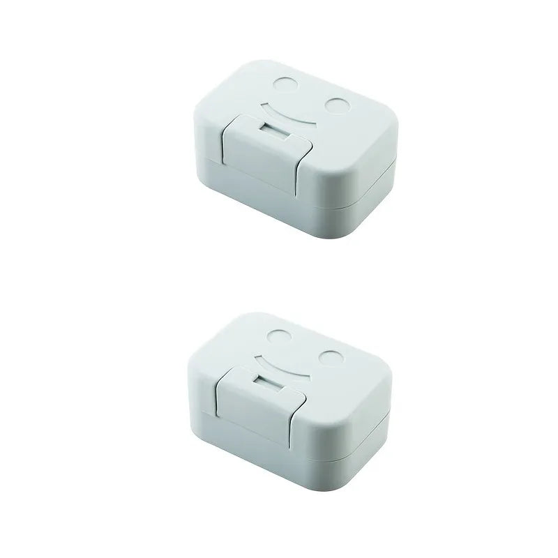 1pc Random Color Soap Box, Travel Soap Box, Convenient to Carry, Sealed Lidded Soap Box, No-Drill Bathroom Soap Box