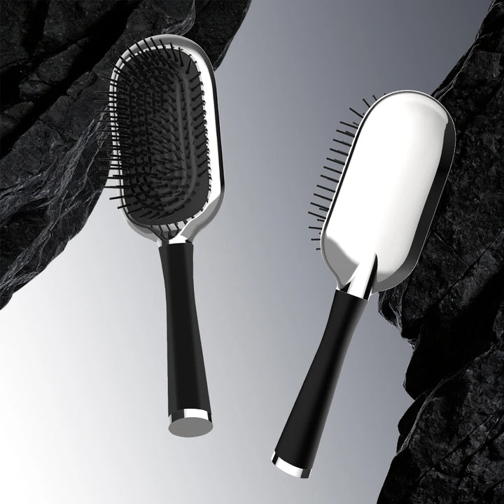 Fluffy Air Cushion Hair Brush Hair Steel Needle Comb Scalp Massage Ergonomic Professional Hair Straightening Styling Tools