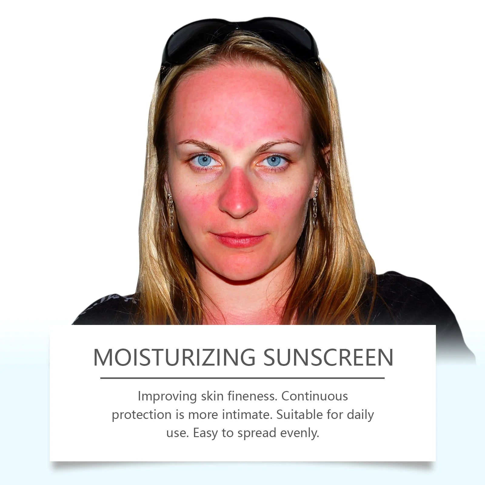 Centella Sunscreen Spf50+ Pa++++ Calming Moisturize Oily Sensitive Skin Soothing Long-Lasting UV Protection Sunblock Face Cream Halalzen
