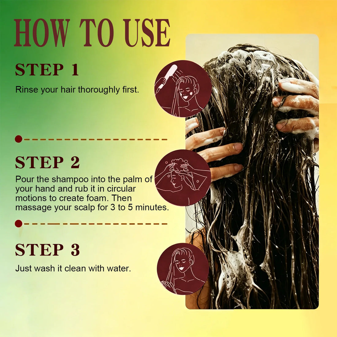 Ginger & Rosemary Extract Shampoo – Strengthen & Soften Fragile Hair Ideal for Daily Use to Maintain Strong, Manageable Locks