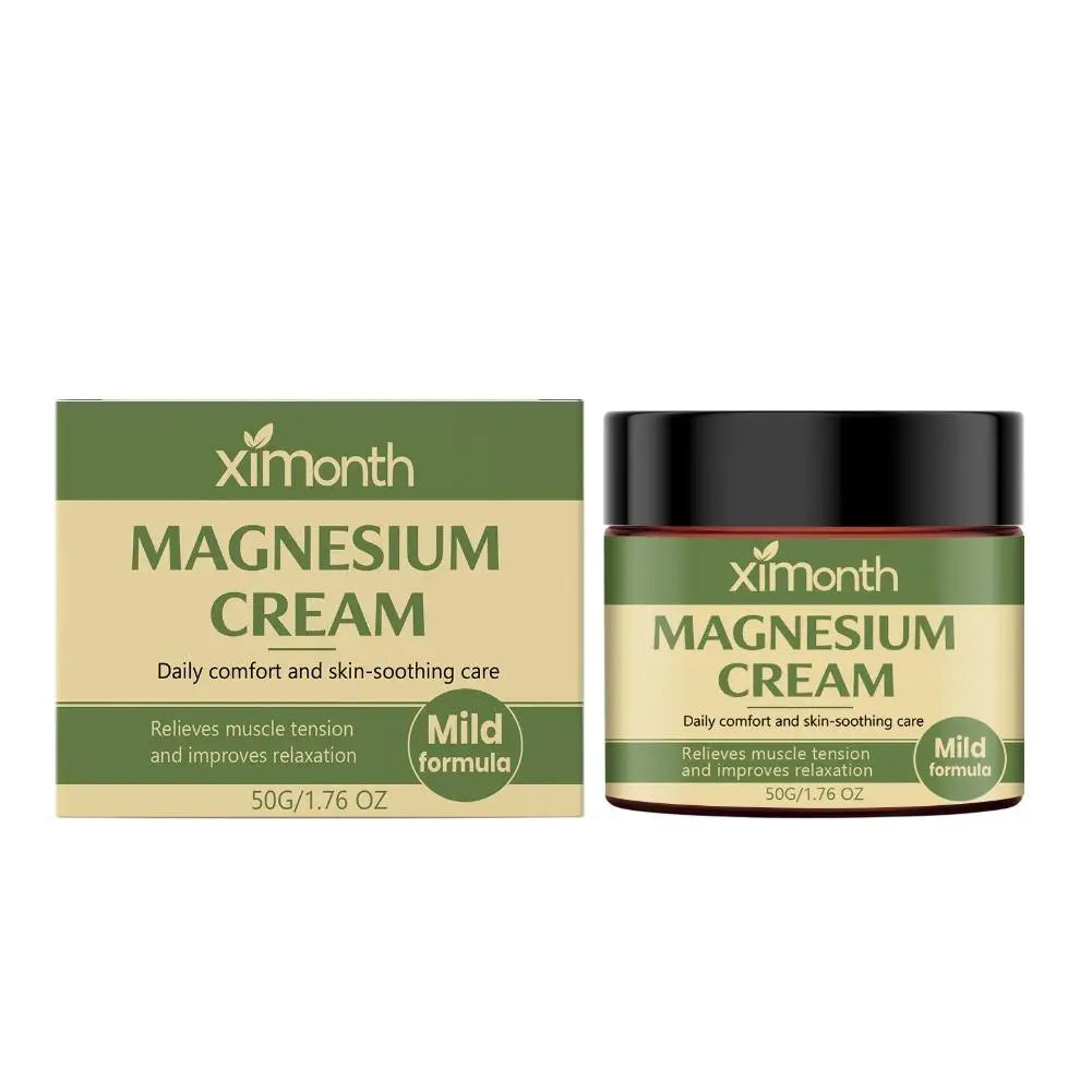 Magnesium Soothing Body Cream - Relieves Tension & Muscle Discomfort, Deep Moisturizing Joint Relief Cream for All Skin Types