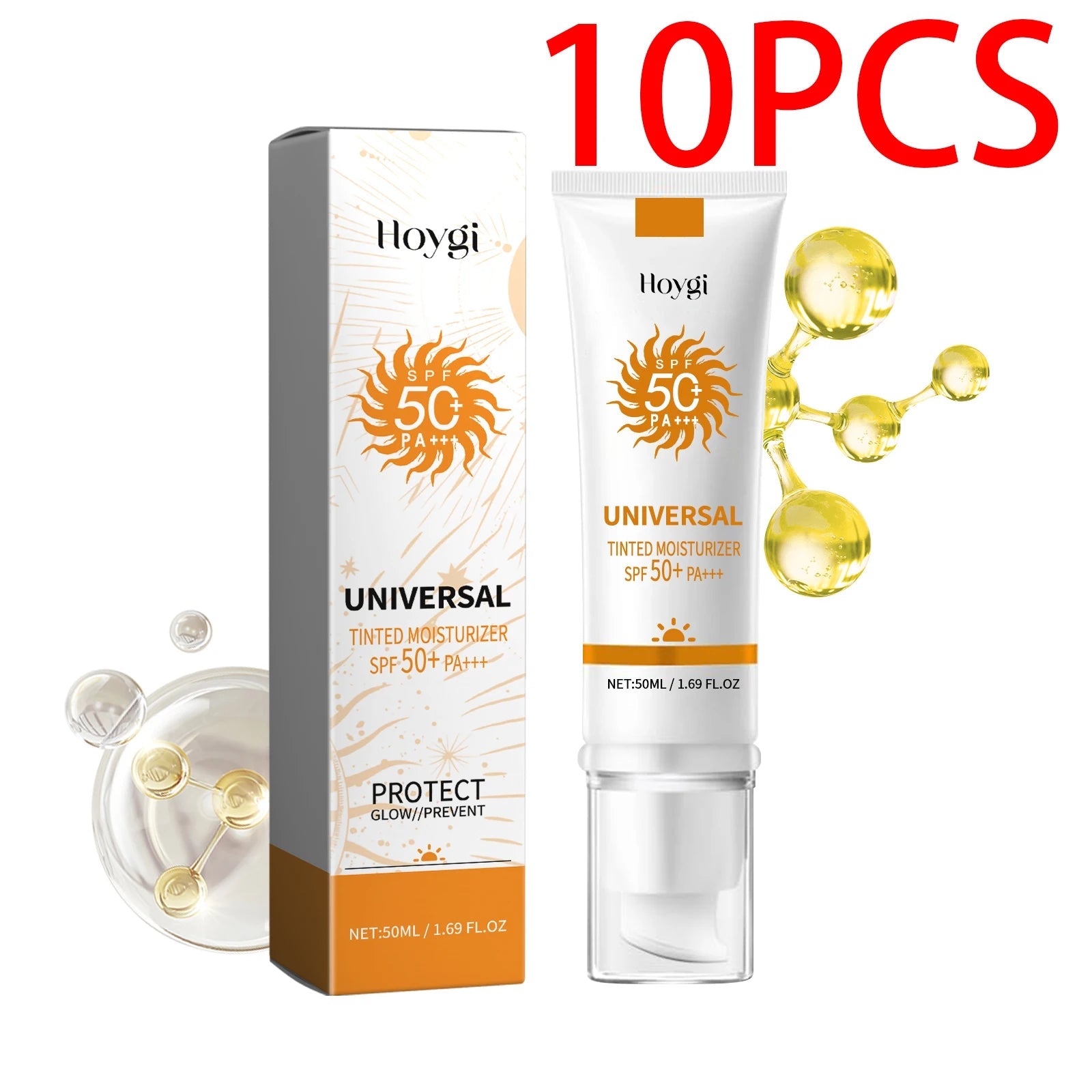 Hoygi Sunscreen whitening face sunscreen isolation makeup base moisturizing refreshing UV sunscreen Skin Whitening Cream Halalzen