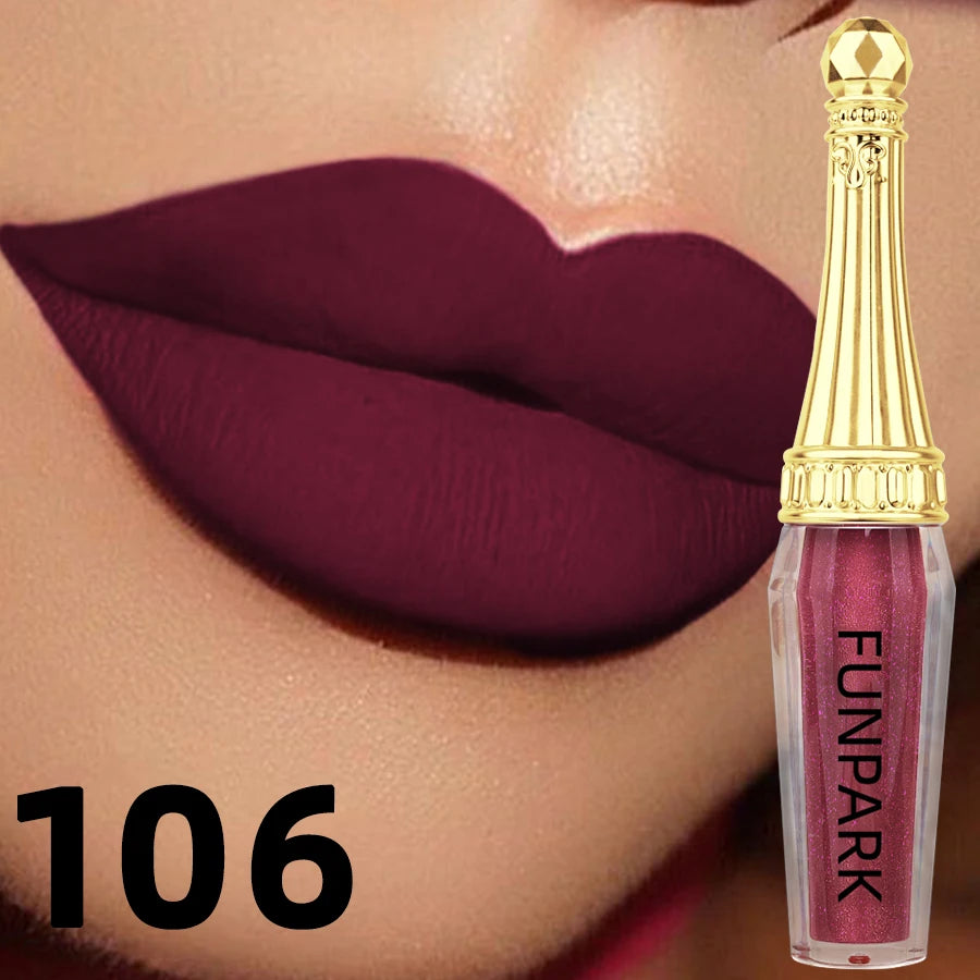 10 Colors Metallic Lip Gloss Long Lasting Liquid Lipstick Pearl Glitter High Pigment Lip Tint Korean Makeup Gifts Lip Oil Cosmet