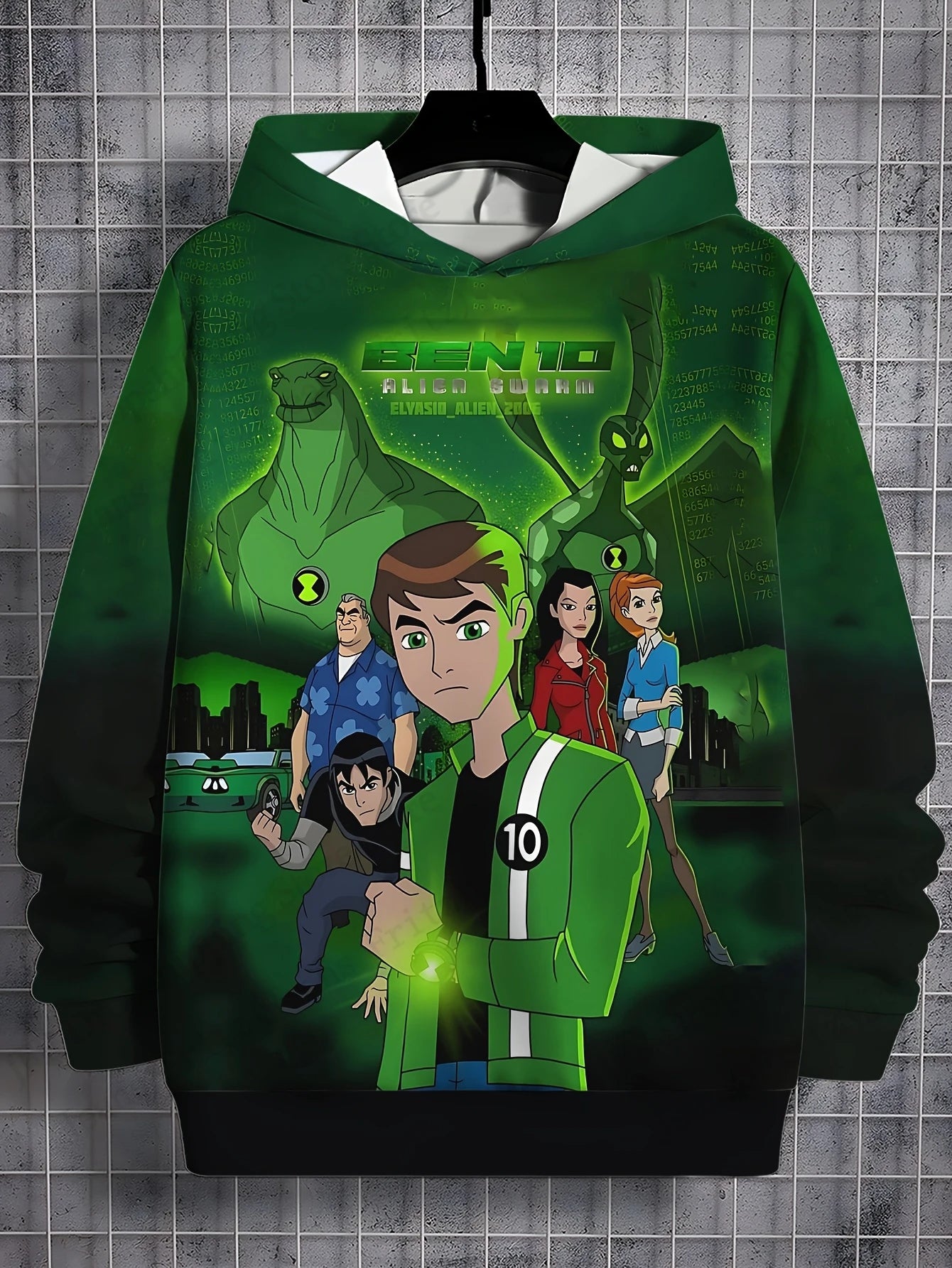 Cartoon Anime Ben 10 3d Graphic Print Hoodies Men Women Fashion Hoodie Boys Girls Sweatshirt Women Sweats Man Tracksuits Sports