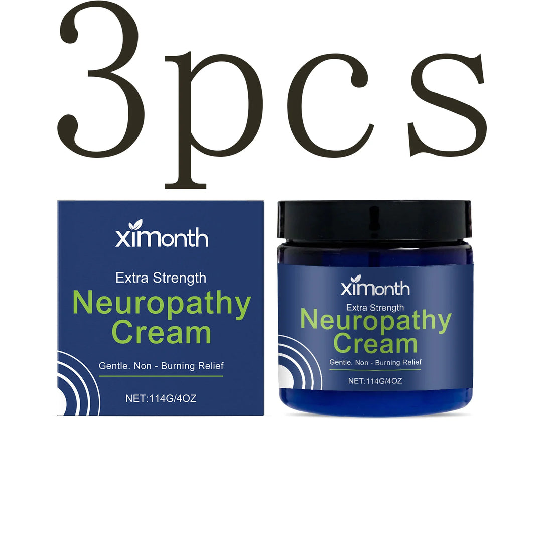 Premium Gentle Body Care Cream, Soothes Skin Discomfort, Deeply Moisturizes Dry Skin, Ideal Daily Application & Gentle Massage