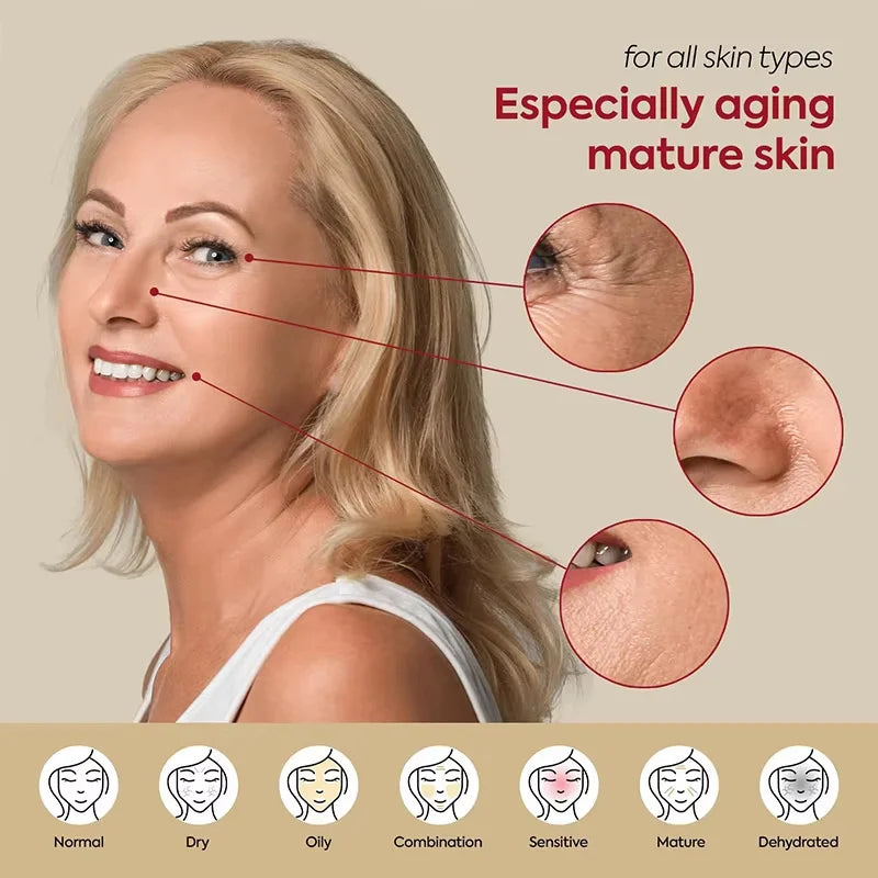 Soothing Moisturizing Improve Brightening Facial Snail Mucin Rice Cream 4% Retinol Serum Eye Cream Seoul 1988 Korea Skincare Set