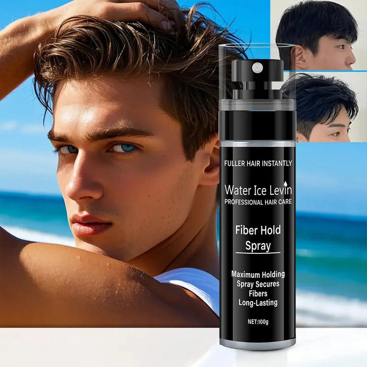Fiber Spray, 100ml - Easy to Use, Long-Lasting Plump and Texture, Suitable for All Hairstyles, with Natural Plump Appearance Halalzen