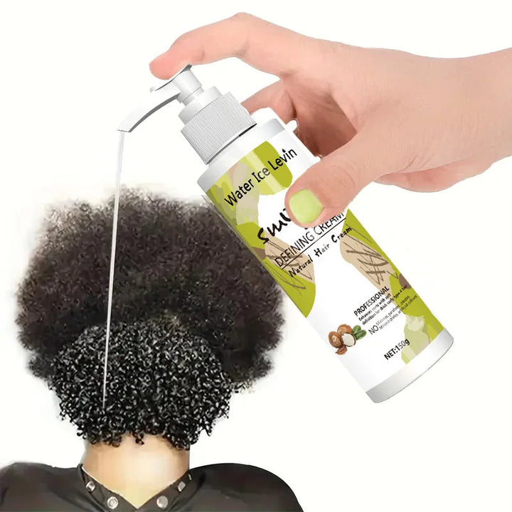 Love Your Curly Hair - All in One Curly Cream Styling, Anti-Curly Curly Cream Curly Hair, Repair, Definition, Hydrating Japanese Style and Shea Butter, 150g Halalzen