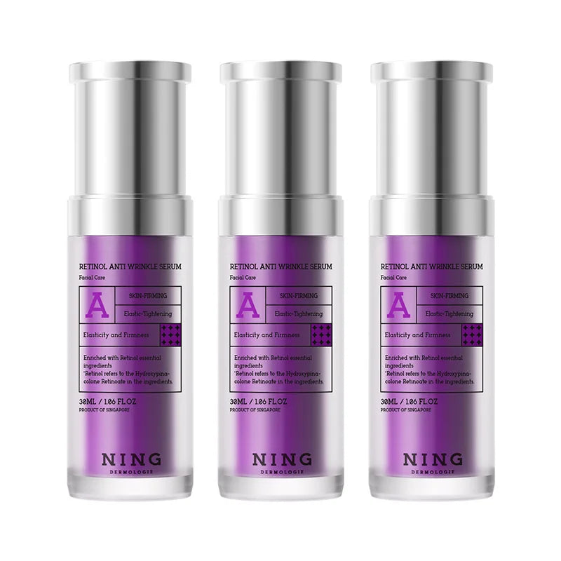 3pcs Retinol Face Serum: Boost Firmness, Brightness & Moisture with Carnosine & Centella Extract Halalzen