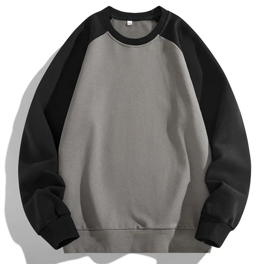Autumn Spring 2025 Patchwork Hoodies Sweatshirt For Men's  Hip Hop Punk Pullover Streetwear Casual Fashion Clothes OverSize 4XL