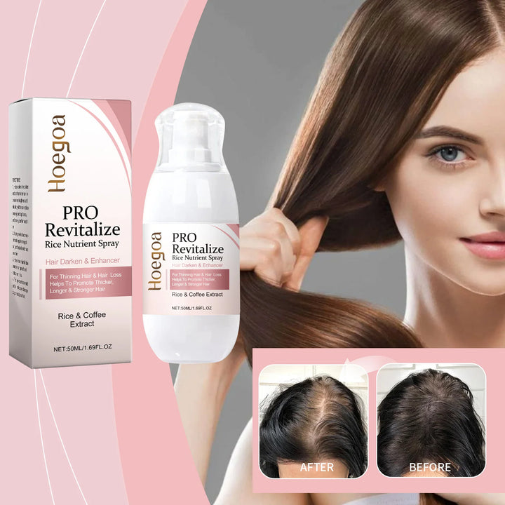 Fermented Rice Water Hair Growth Essential Hair Re-g-rowth Oil Scalp Treatment Hair Fall Control Serum Plant Dense Hair Spray