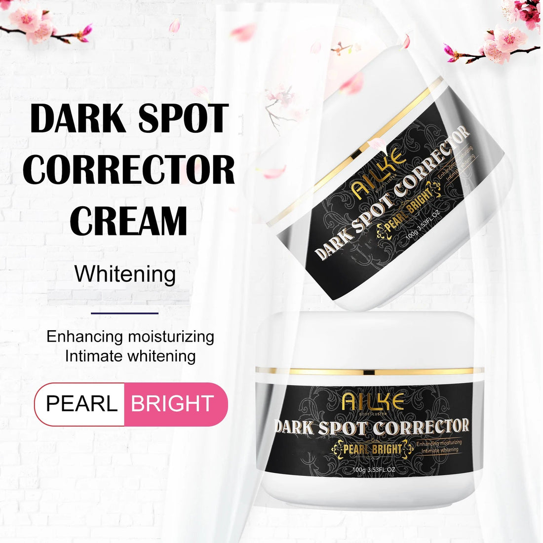 AILKE Collagen Lightening Kit, Cleansing, Moisturizer, Hydration, Dark Spots Removal Cream, Whitening, Brightening Body Lotion Halalzen