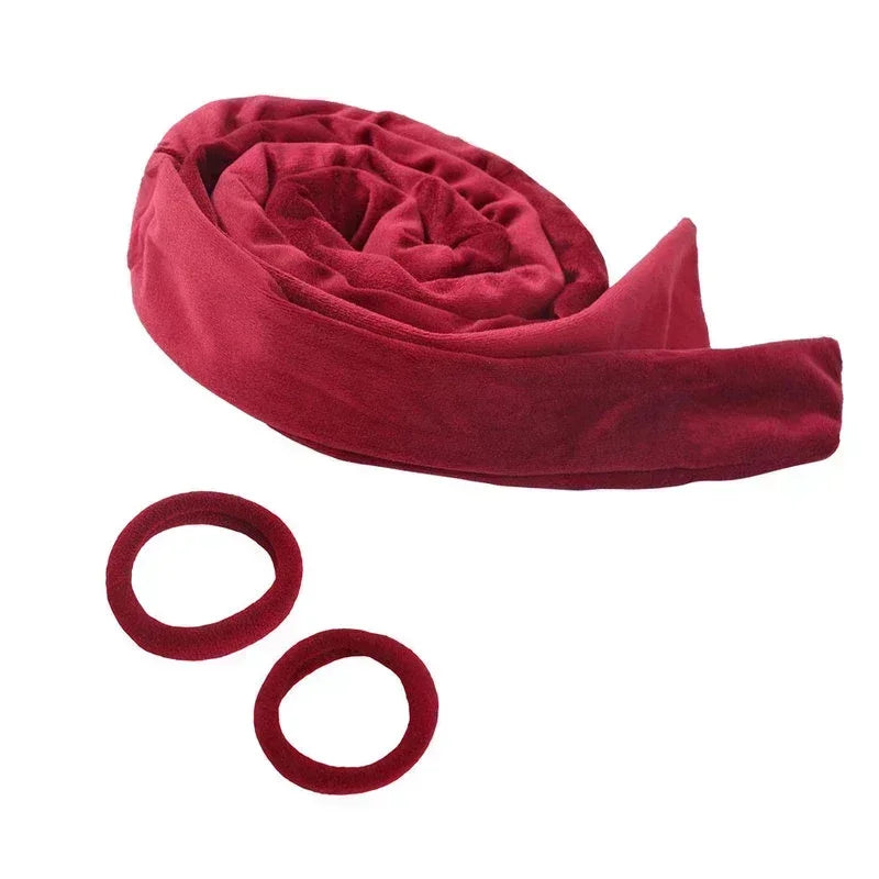 Heatless Curling Rod Headband No Heat Hair Curlers Ribbon Lazy Hair Rollers Silk Curls Sleeping Soft Headband Hair Styling Tools Halalzen