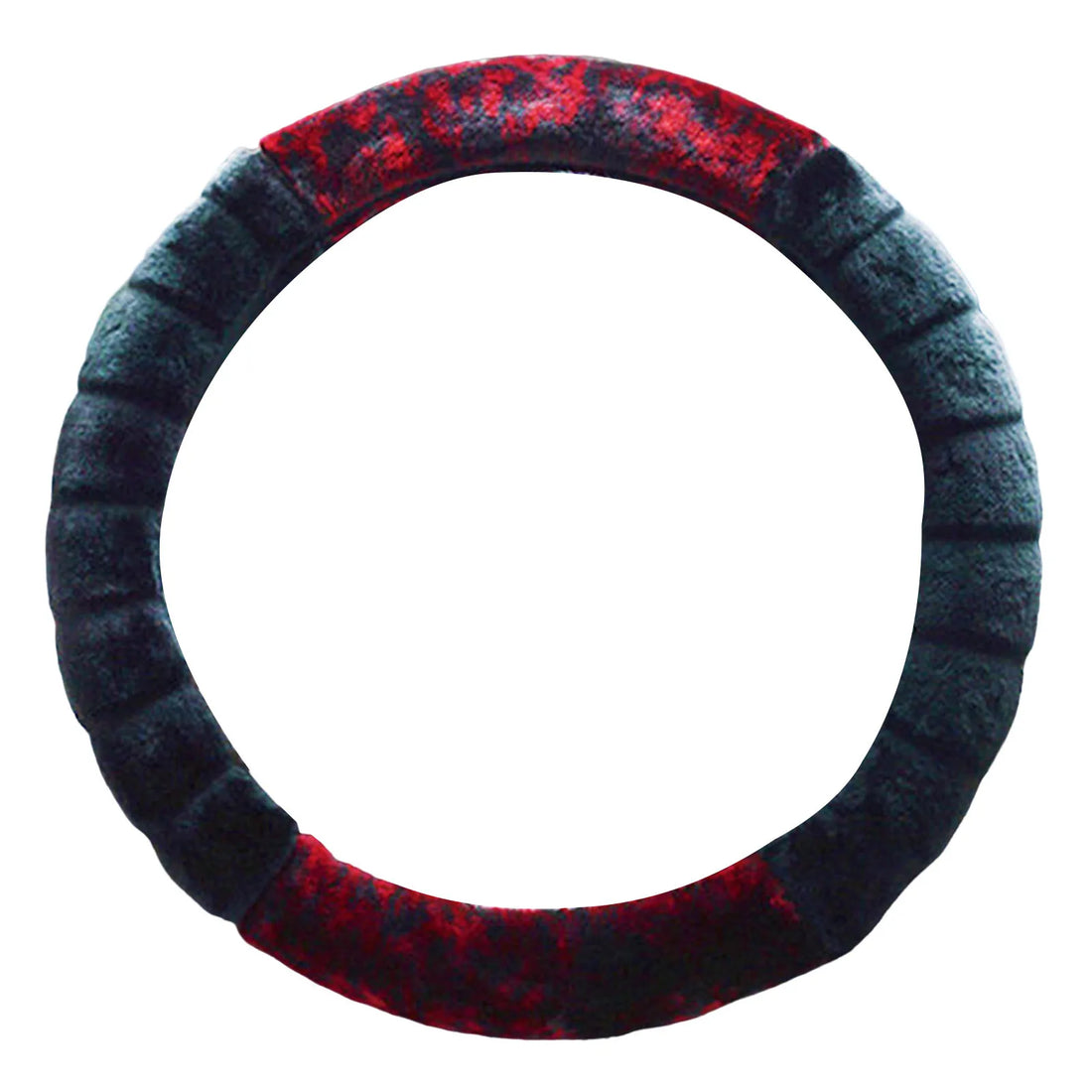 Winter Plush Steering Wheel Cover Easy to Install and Anti-slip Fluffy Wheel Protector Suitable for Car Truck Van SUV MIAO-US