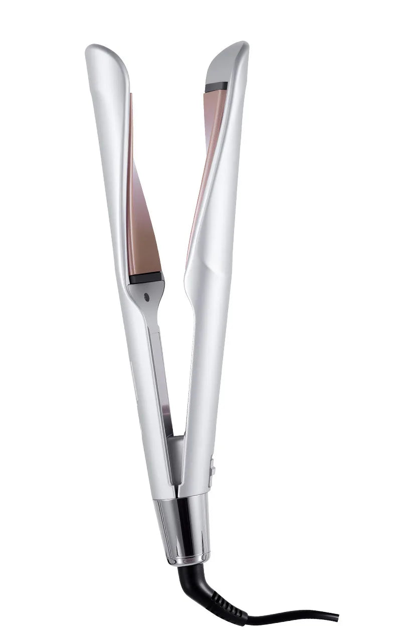 TINSOL New 2-in-1 Curling Iron & Straightener Multi-Function Hair Styling Tool Dual-Purpose Curling and Straightening Iron