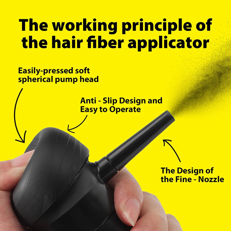 SEVICH Hair Building Fiber Set Cover Sparse Hair Or Bald Spots Hair Loss Regrowth Treatment Keratin Hair Fiber Powder Applicator