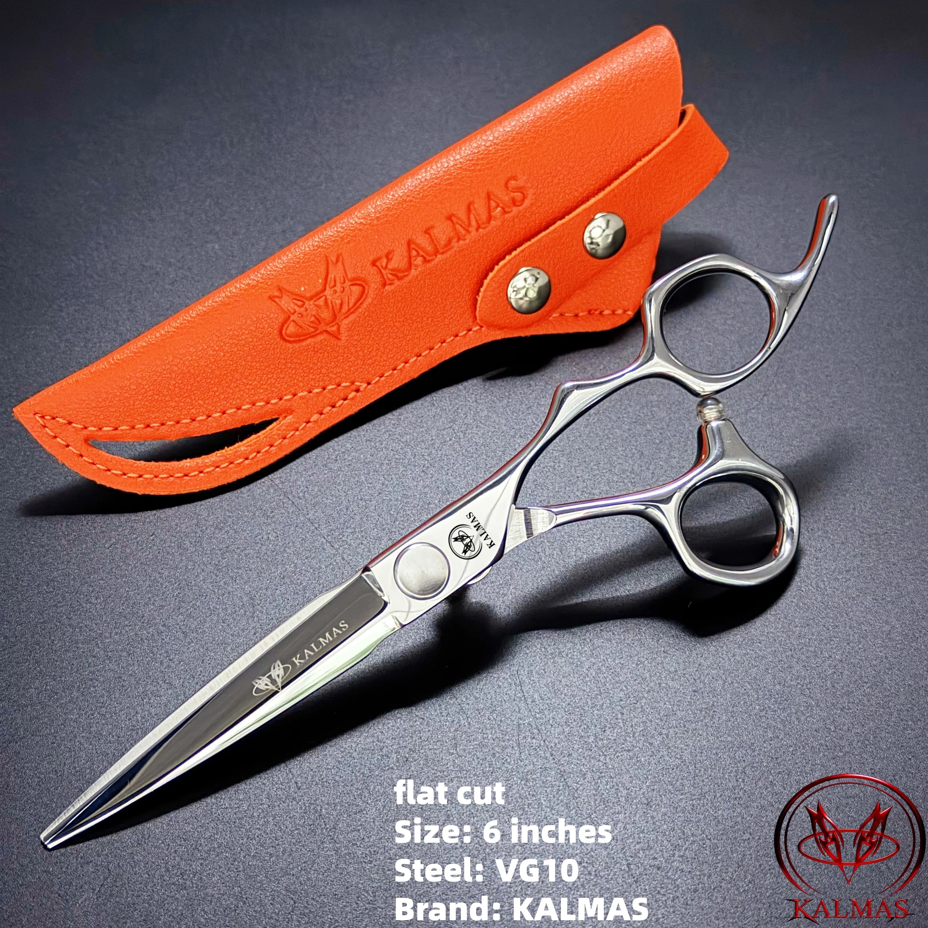 KALMAS Professional Hairdressing Scissors Set - Thinning Flat Tooth Scissors for Home Hair Cutting Styling Tools Halalzen