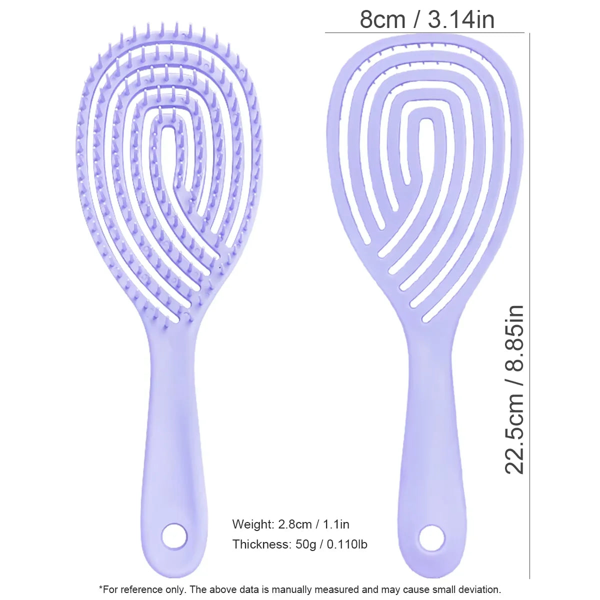 Scalp Massage Combs Hollow Out Hair Brush Hair Styling Detangler Fast Blow Drying Detangling Tool Wet Dry Curly Hair
