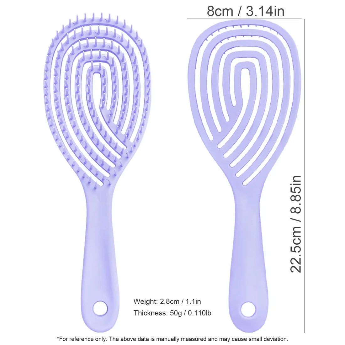 Scalp Massage Combs Hollow Out Hair Brush Hair Styling Detangler Fast Blow Drying Detangling Tool Wet Dry Curly Hair