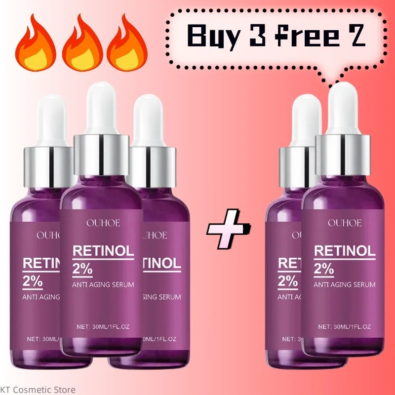 Facial Retinol Serum Whitening Moisturising Fade Fine Lines Anti Wrinkle Anti Ageing Rejuvenate Your Face Korean Cosmetics 30ml Halalzen