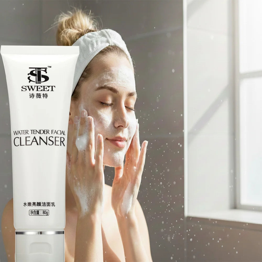 1/2 Pcs Amino Acid Facial Cleanser with Allantoin Gentle Non-Irritating Skin Brightening Suitable for All Skin Types Halalzen