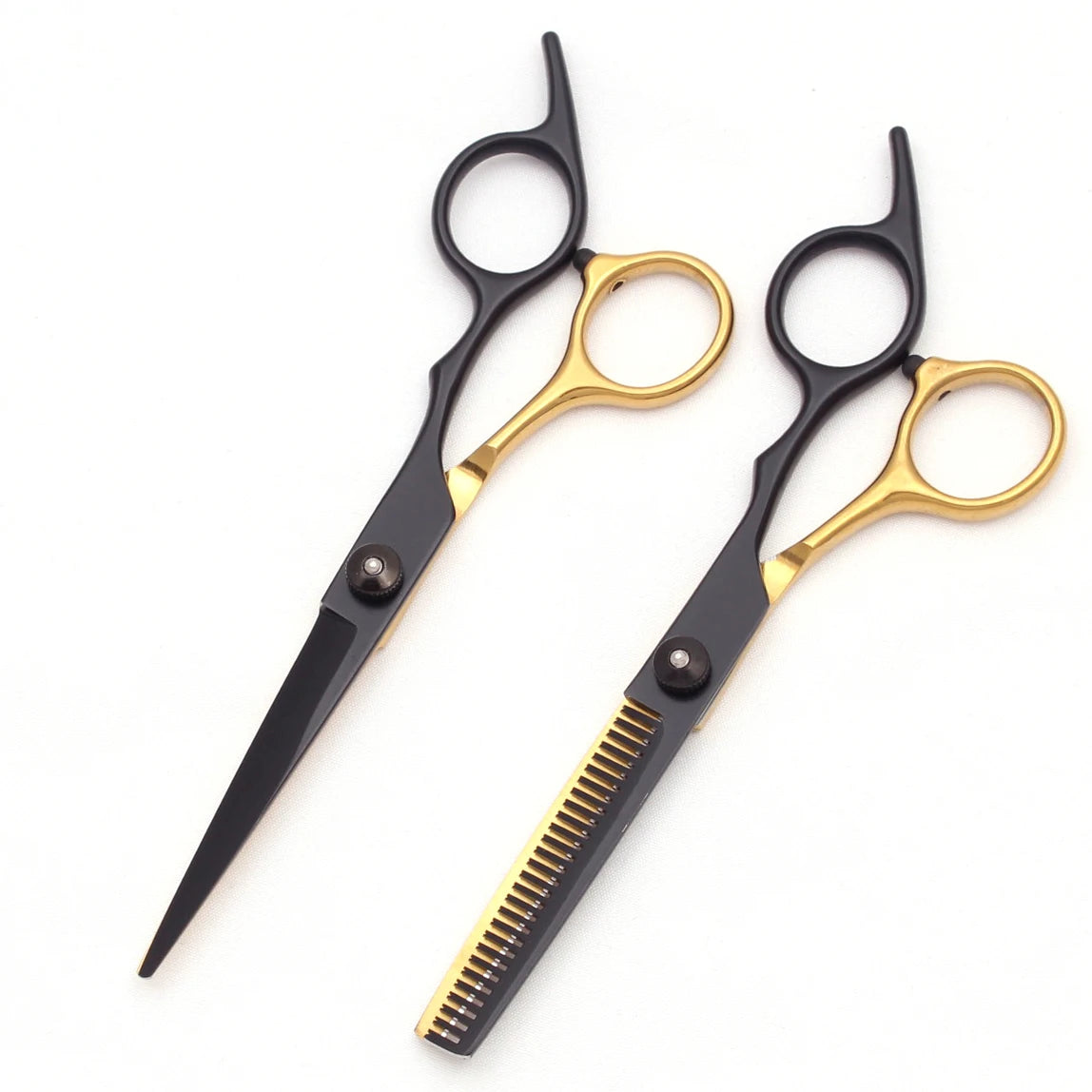 Hairdressing Scissors Blue Japan Stainless Hair Scissors Salon Cutting Scissors Barber Shop Thinning Shears Comb Razor C1001 Halalzen